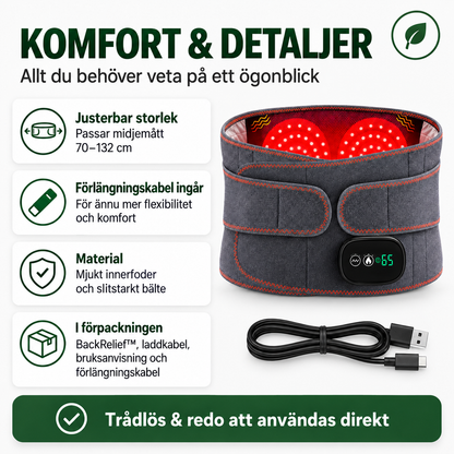BackRelief™ – Mindre smärta. Mer rörlighet.