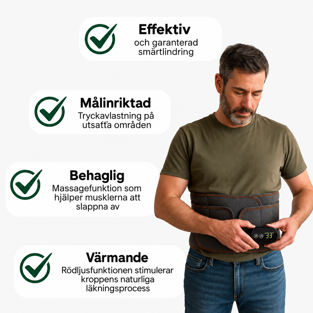 BackRelief™ – Mindre smärta. Mer rörlighet.