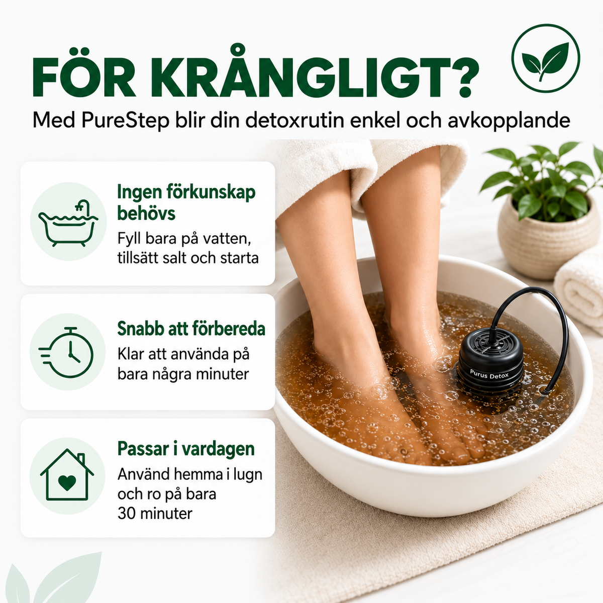 PureStep™ – Skonsam fotdetox