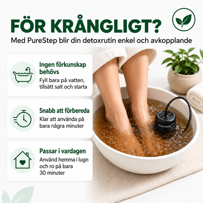 PureStep™ – Skonsam fotdetox